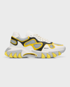 Balmain B-east Logo-print Low-top Sneakers In White Multi