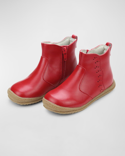 L'amour Shoes Girl's Marla Boots, Baby/toddler/kids In Red