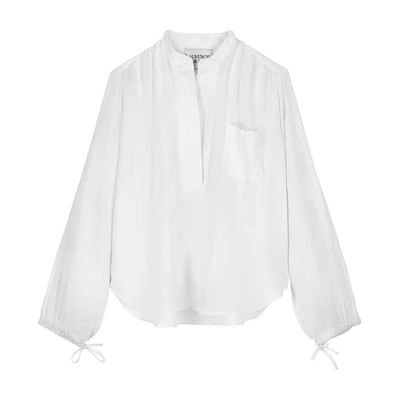 Laurence Bras Long-sleeved Shirt In White