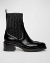 Santoni Ankle Boots Grey 59557 In Black