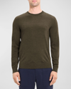 Theory Crewneck Sweater In Regal Wool In Unfm Mlnge