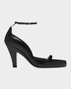 THE ROW CALFSKIN ANKLE-STRAP PUMPS