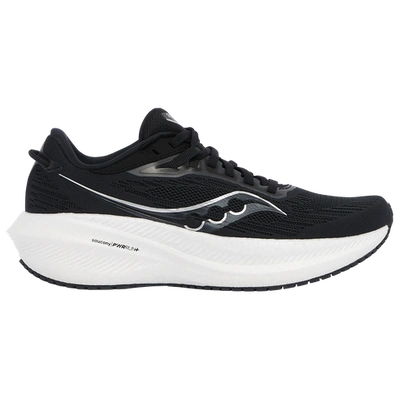 Saucony Womens  Triump 21 In White/black