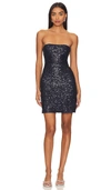 SUSANA MONACO SEQUIN TUBE MINI DRESS