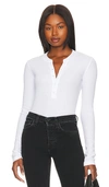Cotton Citizen Verona Henley T-shirt In White