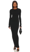 Cotton Citizen Verona Crewneck Maxi Dress In Black