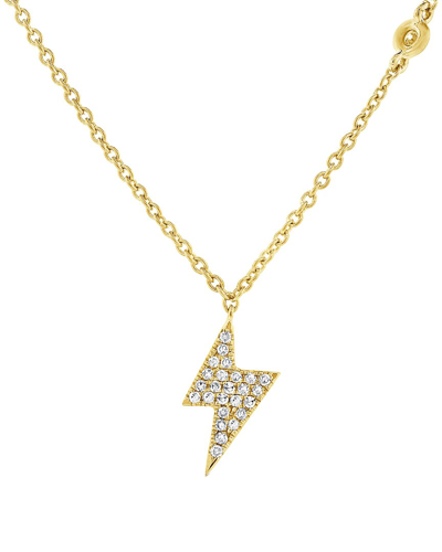 Sabrina Designs 14k Diamond Lightning Bolt Necklace