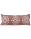 Lr Home Monica Bohemian Mandala Medallion Lumbar Throw Pillow In Pink