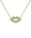 Sabrina Designs 14k 0.18 Ct. Tw. Diamond Lip Pendant Necklace