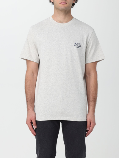 Apc T-shirt A.p.c. Men In Ecru