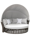 Pelican Reef Panama Jack Graphite Canopy Daybed With Cushions