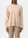 Fabiana Filippi Oversized Lightweight Knitwear Long Sleeves In Brown