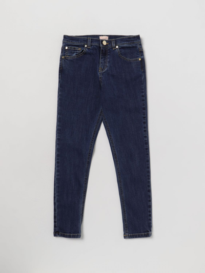 Elisabetta Franchi La Mia Bambina Kids' Hose  Kinder Farbe Denim