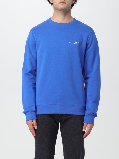 Apc Sweatshirt A.p.c. Men In Blue