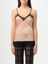 Alberta Ferretti Sleeveless Top In Pink