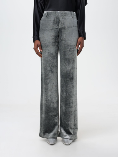 Alberta Ferretti Trousers  Woman In Grey