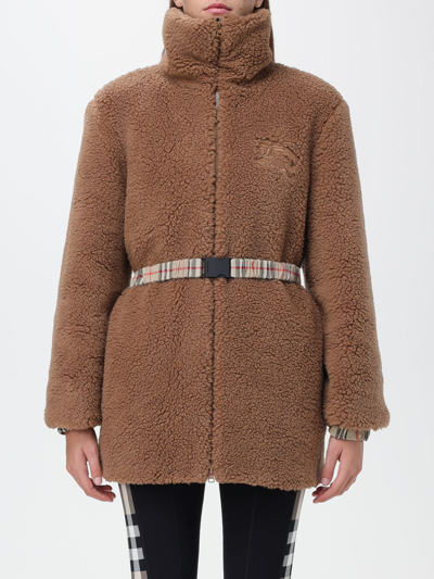 Burberry Jacket  Woman In Brown