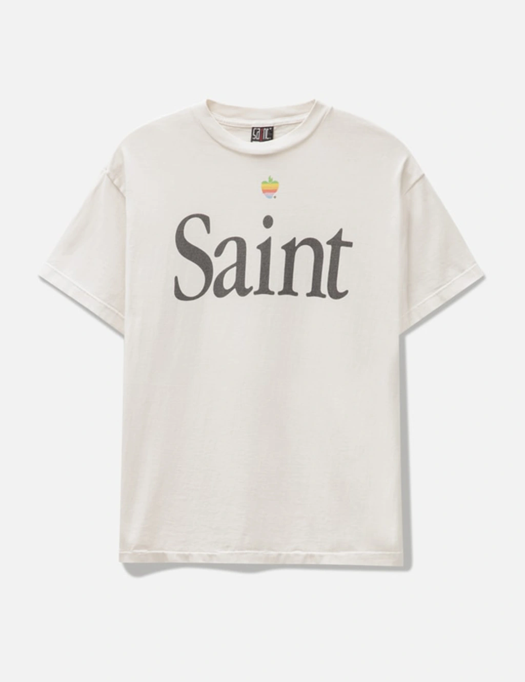 Saint Michael Heart Tee In White | ModeSens