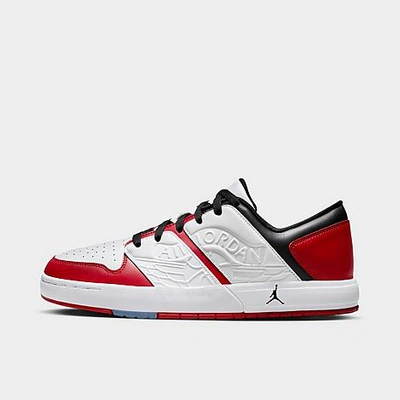 Nike Air Jordan Nu Retro 1 Low Casual Shoes In Varsity Red/black/white