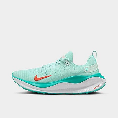 Nike Women's Infinityrn 4 Running Shoes In Jade Ice/white/clear Jade/picante Red