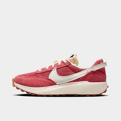 Nike Women's Waffle Debut Casual Shoes In Adobe/coconut Milk/gum Medium Brown/sail