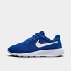 Nike Big Kids' Tanjun Easyon Casual Shoes In Game Royal/white/white