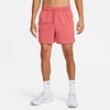 Nike Men's Unlimited Dri-fit 5" Unlined Versatile Shorts In Adobe/adobe/adobe