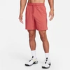 Nike Men's Unlimited Dri-fit 7" Unlined Versatile Shorts In Adobe/adobe/adobe