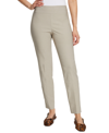Gloria Vanderbilt Womens Solid Mid Rise Ankle Pants In Warm Harvest