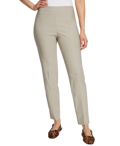 Gloria Vanderbilt Women's Tummy-control Pull-on Slim Trousers, Regular, Short & Long In Warm Harvest