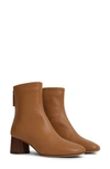 Mansur Gavriel Mansur Gravriel Women's Glove Zip Square Toe Boots In Caramel