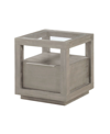Shop Furniture Tivie 22" Wood End Table In Mineral