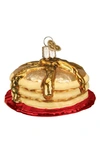Old World Christmas Short Stack Glass Ornament In Gold/ Tan/ Brown/ Red