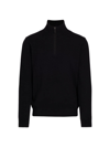 Saks Fifth Avenue Men's Collection Cashmere Quarter-zip Sweater In Moonless