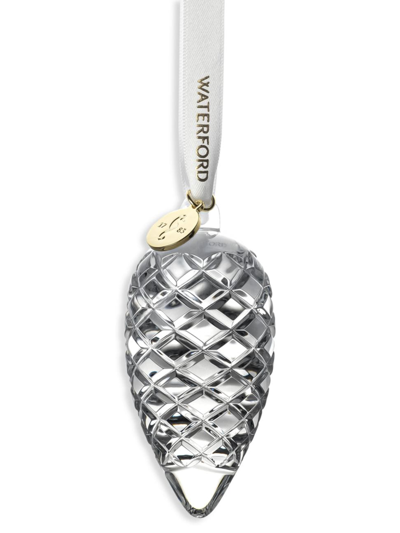 Waterford Crystal Ornaments Pine Cone Ornament In Transparent