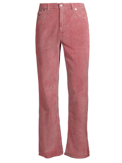 Our Legacy Straight-leg Cotton-corduroy Trousers In Pink