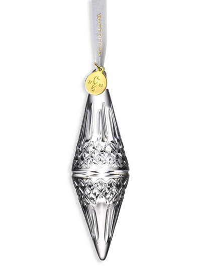 Waterford Crystal Ornaments Lismore Icicle Ornament In Transparent