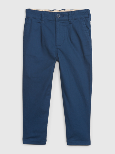 Gap Babies' Toddler Pleated Khakis With Washwell In Pangea Blue