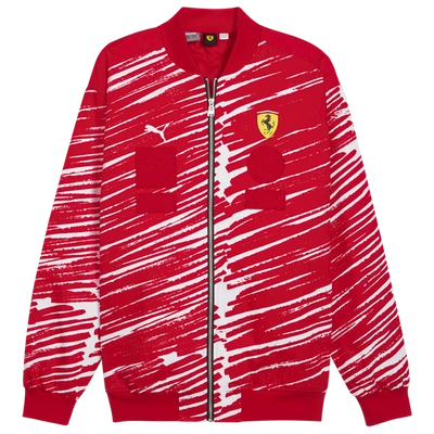 Puma Mens  Ferrari X Joshua Vides Race Jacket In Rosso Corsa