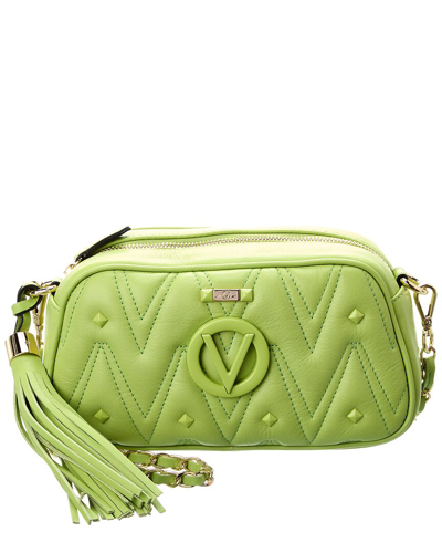 Valentino By Mario Valentino Bella Embossed Leather Crossbody In Blue