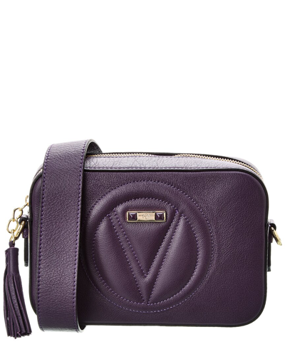 Valentino By Mario Valentino Babette Signature Leather Crossbody In Red