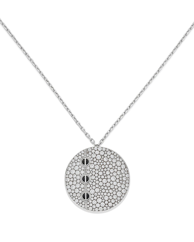 Cartier 18k 5.00 Ct. Tw. Diamond Love Pendant Necklace (authentic ) In Metallic