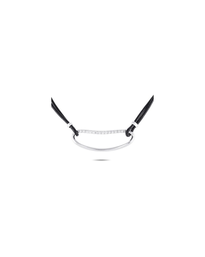 Piero Milano 18k Cord Necklace In White