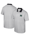 COLOSSEUM MEN'S COLOSSEUM WHITE HAWAII ATHLETICS PRINT STRIPE POLO SHIRT