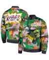 FREEZE MAX MEN'S FREEZE MAX CAMO RUGRATS GRAPHIC SATIN FULL-SNAP JACKET