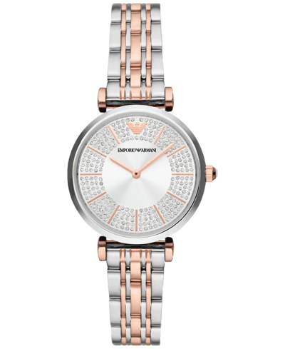 Emporio Armani Women's Two-tone Stainless Steel Bracelet Watch 32mm