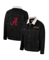 Colosseum Men's  X Wrangler Charcoal Alabama Crimson Tide Western Button-up Denim Jacket In Charcoal