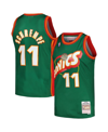 MITCHELL & NESS MEN'S MITCHELL & NESS DETLEF SCHREMPF GREEN SEATTLE SUPERSONICS HARDWOOD CLASSICS RETRO NAME AND NUM