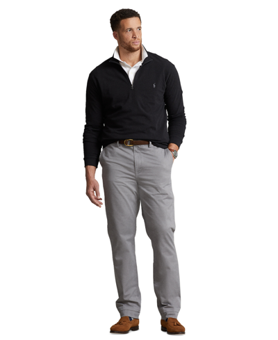 Polo Ralph Lauren Men's Big & Tall Stretch Straight Fit Chino In Perfect Grey