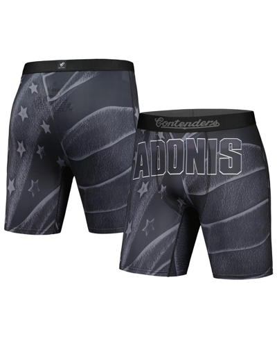 Contenders Clothing Men's  Black Creed Iii Adonis Flag Boxer Briefs